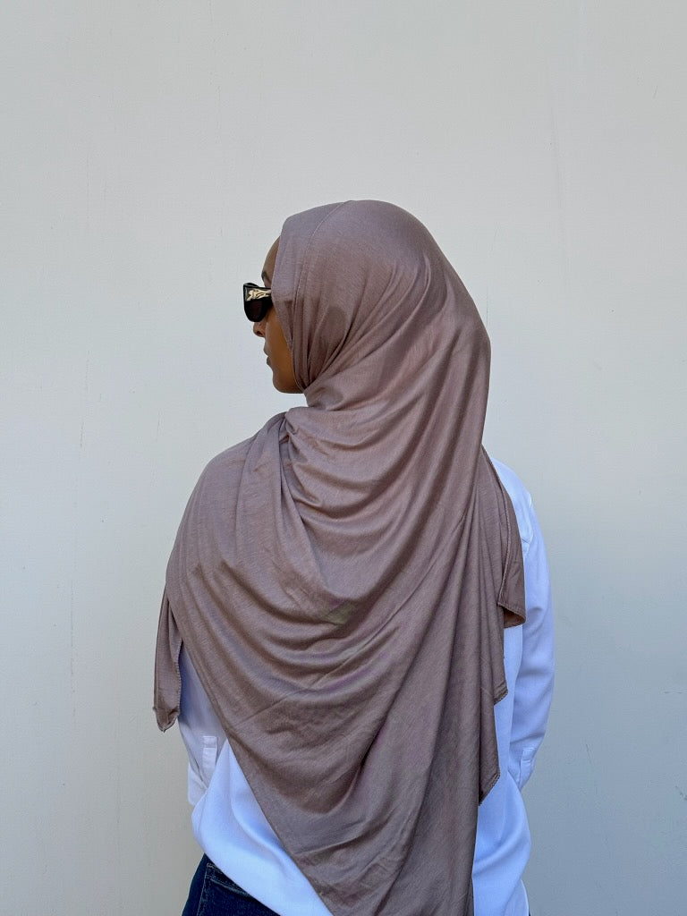 Luxury Jersey Hijab - Dessert Beige