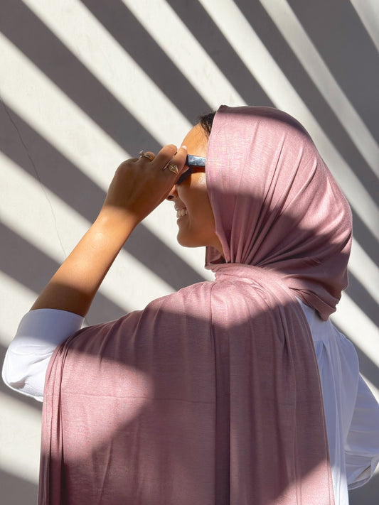 Luxury Jersey Hijab - Lavender Orchid