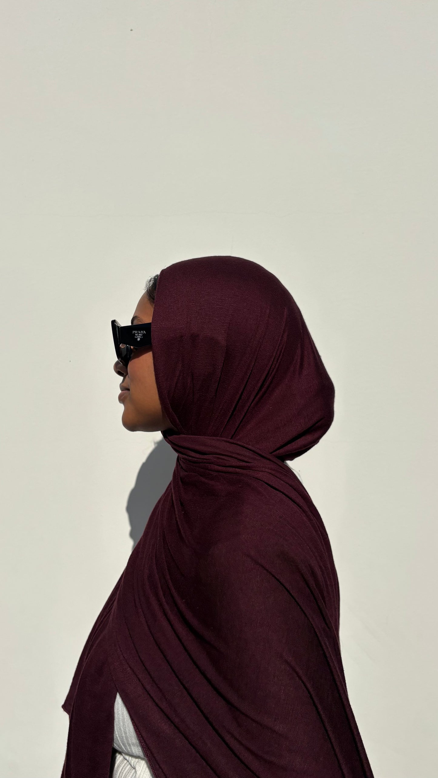 Luxury Jersey Hijab - Pretty Plum