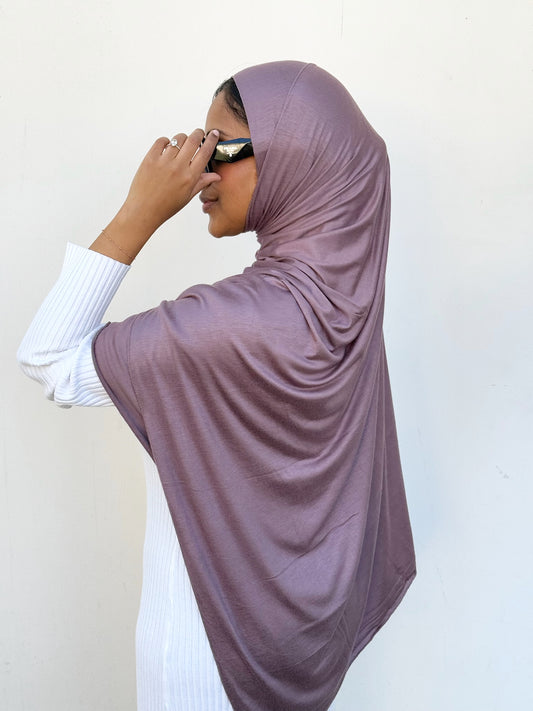 Luxury Jersey Hijab - Soft Lilac